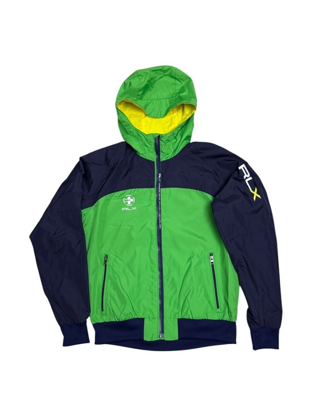 RLX RALPH LAUREN Golf Performance Waterproof Windbreaker Jacket Mens Small
